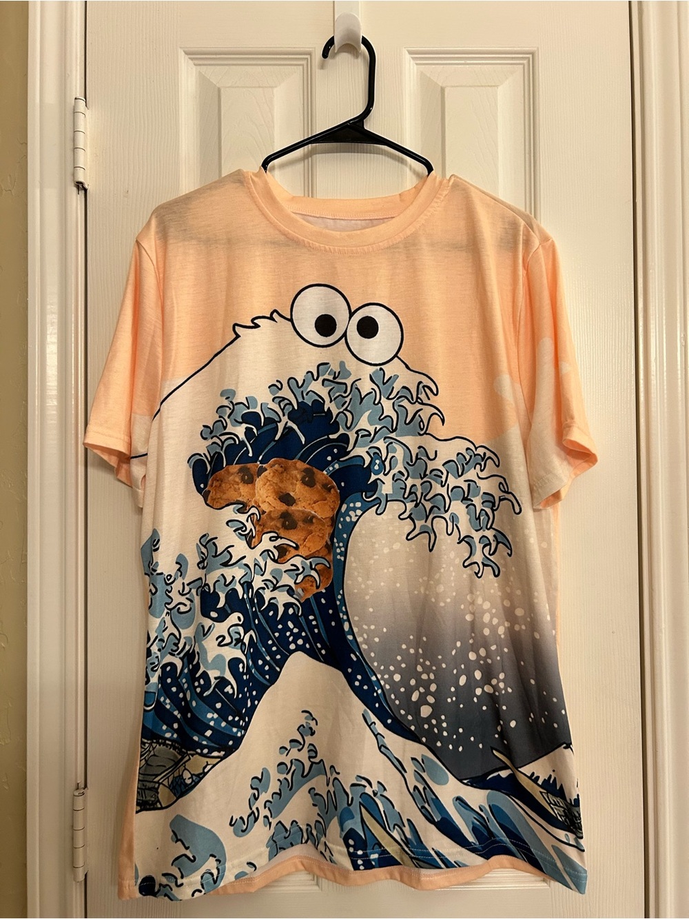 NWOT Men’s Large Sea Is For Cookie T-Shirt – Cookie Monster Ocean Wave Shirt